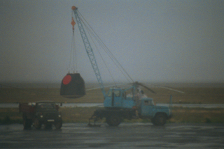 Soyuz prepared for transport